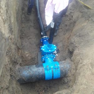 Budowa sieci wodociągowej w Rojowie